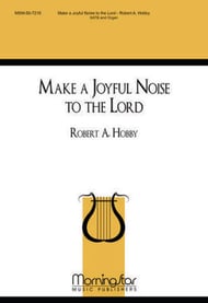 Make a Joyful Noise to the Lord SATB choral sheet music cover Thumbnail